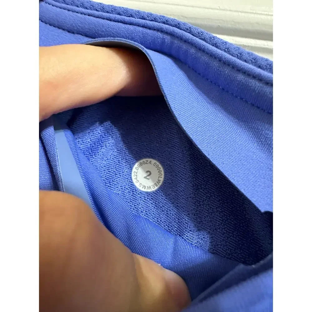 Lululemon Women's everlux Blue Size‎ 2 High Rise Mesh Panel Athletic Leggings